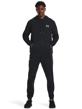 UNDER ARMOUR | Herren Hoodie UA Essential Fleece | schwarz